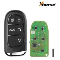 XHORSE XSJP01EN XM38 series Universal Smart key 5 Buttons Jeep Type 2 Style 5pcs/lot