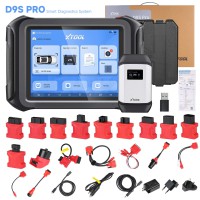 XTOOL D9S PRO Auto Diagnostic Tool Full System Diagnosis 42 Services ECU Coding Key Programming Active Test CAN FD DoIP 3 Years Free Update