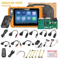 OBDSTAR X300 Classic G3 A1+A2 Support Programming of E-cars, Motorcycle, Marine (jet-ski) EU Version  Free SendKey SIM+Motorcycle Cable Set