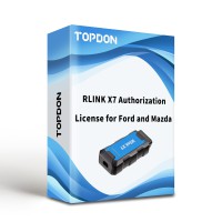 Topdon Rlink X7 Ford Software License