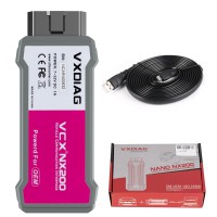 Second Hand 95% New VXDIAG VCX NANO RVDIAG For Renault All Systems Diagnostic Tool J2534 ECU Coding & Programming OBD2 Scanner