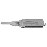 LISHI CHANGAN(02) Flat Milling Tool (8-CUT) (Left Slot) 2-in-1 Pick & Decoder for Changan Ignition Locks/Door Locks