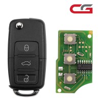 CGDI C13-000001 B5 Type 3 Buttons Wire Remote Used with CGDI K2 Remote Key Programmer 5PCS