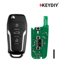 KEYDIY KD B12-3 Universal Flip Remote Key 3 Buttons for Ford Type 5PCS