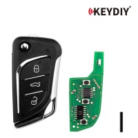 KEYDIY KD NB30-3 Universal Flip Remote Key 3 Buttons 5pcs