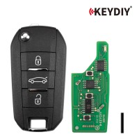 KEYDIY KD NB47-3 Universal Flip Remote Key 3 Buttons for Peugeot Type 5pcs
