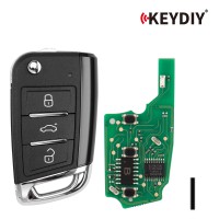KEYDIY KD NB15-3 Universal Flip Remote Key 3 Buttons for VW MQB Type 5pcs