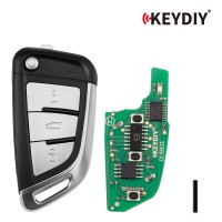 KEYDIY KD NB29-3 Universal Flip Remote Key 3 Buttons (Metal Buttons) 5PCS