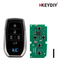 KEYDIY KD ZB35-5 Universal Smart Remote Key 5 Buttons for Toyota Type 5pcs