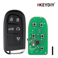 KEYDIY KD ZB34-5 Universal Smart Remote Key 5 Buttons for Jeep Chrysler Dodge Type 5pcs