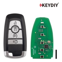 KEYDIY KD ZB21-4 Universal Smart Remote Key 4 Buttons for Ford Type 5PCS