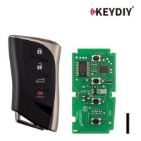 KEYDIY KD TDB42-4 Universal Smart Remote Key 3+1 Buttons for Lexus Type 5PCS