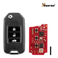 XHORSE XKHO20EN Honda Folding 3 Buttons Gen2 Wired Remote 5pcs