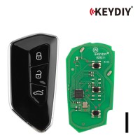 KEYDIY KD ZB25-3 Universal Smart Remote Key 3 Buttons for VW Type 5PCS