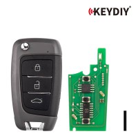 KEYDIY KD B25-3 Universal Flip Remote Key 3 Buttons for Hyundai Type 5PCS