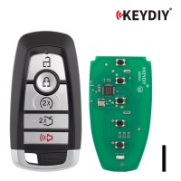 KEYDIY KD ZB21-5 Universal Smart Remote Key 4+1 Buttons for Ford Type 5PCS
