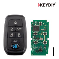 KEYDIY KD TB01-6  for Toyota for Lexus Universal Smart Remote Key 6 Buttons With 8A Transponder 5PCS