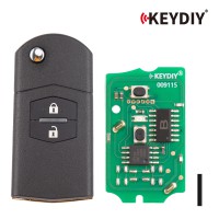 KEYDIY KD B14-2 Universal Flip Remote Key 2 Buttons for Mazda Type 5PCS