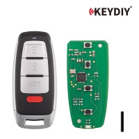 KEYDIY KD ZB08-4 Universal Smart Remote Key 3+1 Buttons for Audi Type 5pcs
