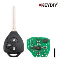 KEYDIY KD B05-3 Universal Remote Key 3 Buttons for Toyota Type 5PCS