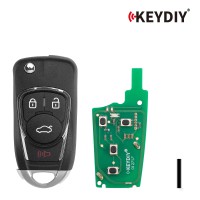 KEYDIY KD B22-4 Universal Flip Remote Key 3+1 Buttons for Buick Type 5PCS