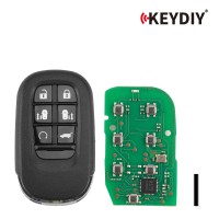 KEYDIY KD ZB46-6 Universal Smart Remote Key 6 Buttons for Honda Type 5PCS