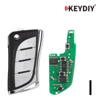 KEYDIY KD NB24-4 Universal Flip Remote Key 4 Buttons for Lexus Type 5pcs