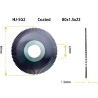 GODIAG HJ-SG2 Side Milling Cutter φ80x1.5xφ22 For SILCA DUO, OPERA III; OPERA IV; TARG 2000, TECH3; TECHNICA,PRIMA LASER MACHINE