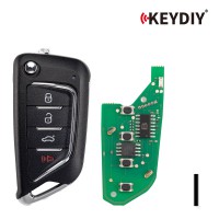 KEYDIY KD B21-4 Universal Flip Remote Key 3+1 Buttons Knife Type 5PCS