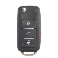 KEYDIY KD ZB202-4 Universal Smart Remote Key 3+1 Buttons for UDS Type 5PCS