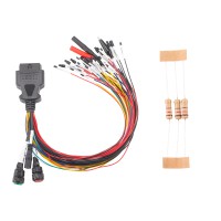 GODIAG Full Protocol OBD2 Jumper Cable for ECU IMMO Airbag ABS Cluster Bench Work with Xhorse CGDI OBDSTAR Kess V2