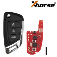 XHORSE XKKF06EN Knife Style 3 Buttons Universal Remote Key 5PCS