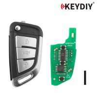 KEYDIY KD B29-3 (Metal Button) Universal Flip Remote Key 5PCS