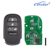 Lonsdor HD30-1C HD30 Smart Key 4 Buttons for Honda Supports ID46 ID47 ID4A