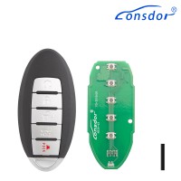 Lonsdor NS30-04NS30 for Nissan/Infiniti Smart Key 5 Buttons Supports ID46 ID47 ID4A