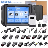 XTOOL D9S PRO Auto Diagnostic Tool Full System Diagnosis 42 Services ECU Coding Key Programming Active Test CAN FD DoIP 3 Years Free Update