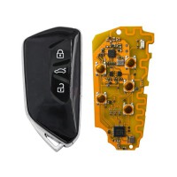 Keydiy FGB25-5 MQB49 5C 5D Key PCB with Key Shell 3-Button