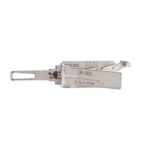 LISHI LDV-2021 End Milling Tool 2-in-1 Pick & Decoder for 2021 Great Wall, V80 Door Locks