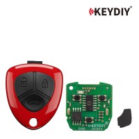 KEYDIY KD B17-3 Bladed Universal Remote 3 Buttons for Ferrari Type Red Color 5PCS