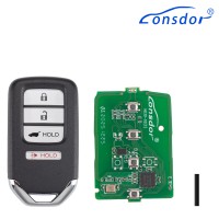 Lonsdor HD30-0C HD30 Smart Key 4 Buttons for Honda Supports ID46 ID47 ID4A