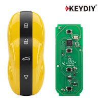 KEYDIY ZB71-4 Smart Key Amber Yellow For 46, 47, 48, 49, 4A, MQB48, 5C Chip Types