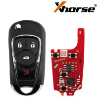 XHORSE XKBU22EN for Buick Model (Foldable 4 Buttons) Second Generation Wired Remote 5PCS