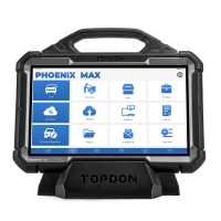 TOPDON Phoenix Max Automotive Diagnostic Scanner (Without Scope) 13.3" OE-Level Scan Tool, Docking Station, Cloud-Based Programming