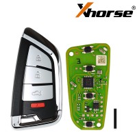 XHORSE XSKF20EN Knife Style Universal XS Series Smarty Remote With 4 Buttons for VVDI Key Tool VVDI2 5PCS
