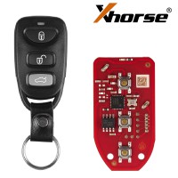XHORSE XKHY20EN Hyundai Type 3 Buttons Second Generation Universal Remote Key 5pcs