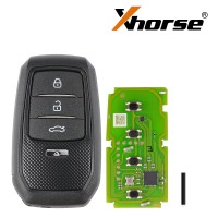 Xhorse XSTO01EN Toyota XM38 Smart Key 4D 8A 4A All in One with Key Shell Supports Rewriten 5pc/lot
