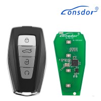 LONSDOR GL30-01 Remote Key 4 Buttons Supports ID46 ID47 ID4A 315MHz 433MHz for GEELY