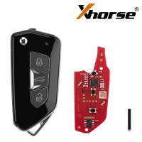 XHORSE XKGA84EN Second Generation Universal Remote Key 3 Buttons 5pcs/Lot