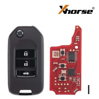 XHORSE XNHO20EN C081-13 for Honda Second Generation Wireless Smart Key 3 Buttons 5PCS