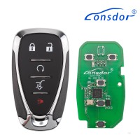 LONSDOR CL30-02 Remote Key 5 Buttons Supports ID46 ID49 ID4A 315MHz 433.92MHZ for Chevrolet